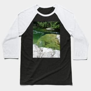 River Rock Pool Baseball T-Shirt